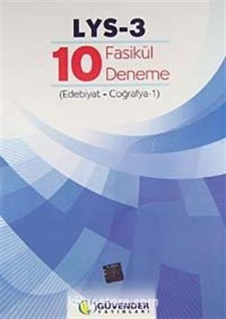 LYS 3 / 10 Fasikül Deneme (Edebiyat-Coğrafya)