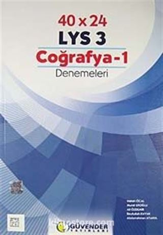 40x24 LYS 3 Coğrafya-1 Denemeleri