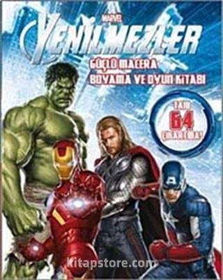 Marvel Yenilmezler Güçlü Macera Boyama ve Oyun Kitabı