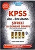 2012 KPSS Lise-Ön Lisans Şifreli 10 Deneme Sınavı