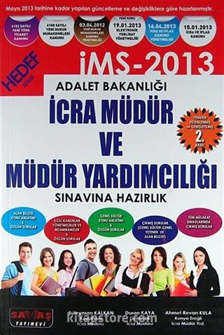 İMS-2013 Adalet Bakanlığı İcra Müdür ve Müdür Yardımcılığı Sınavına Hazırlık