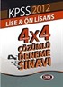 KPSS 2012 Lise-Önlisans 4x4 Çözümlü Deneme Sınavı