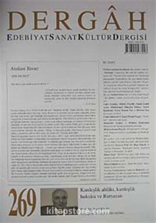 Dergah Edebiyat Sanat Kültür Dergisi Sayı:269 Temmuz 2012