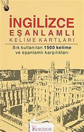 İngilizce Eşanlamlı Kelime Kartları