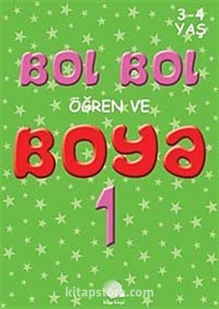 Bol bol Öğren ve Boya 1 (3-4 Yaş)