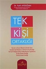 Tek Kişi Ortaklığı