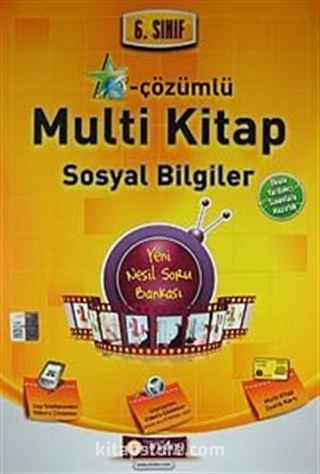 6. Sınıf e-Çözümlü Multi Kitap Sosyal Bilgiler