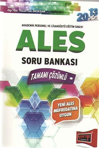 2013 Ales Soru Bankası Tamamı Çözümlü