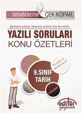 Ortaöğretim 9. Sınıf Tarih Yazılı Soruları Konu Özetleri