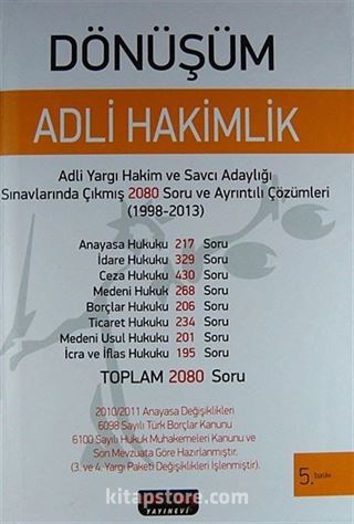 Dönüşüm Adli Hakimlik