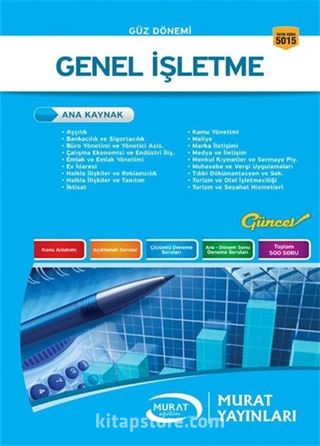 Genel İşletme (Kod: 5015)