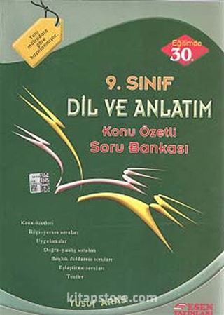 9. Sınıf Dil ve Anlatım Konu Özetli Soru Bankası