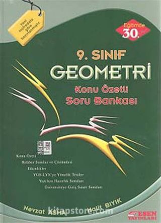 9. Sınıf Geometri Konu Özetli Soru Bankası