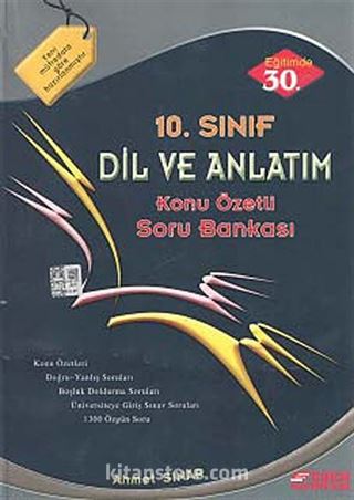 10. Sınıf Dil ve Anlatım Konu Özetli Soru Bankası