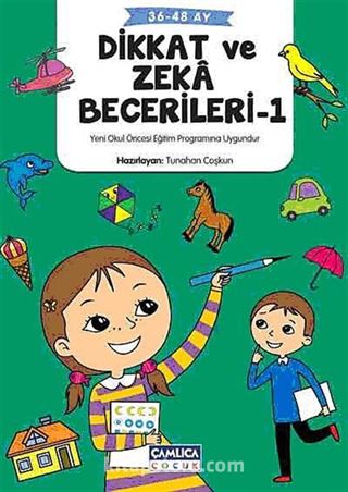 Okul Öncesi - İlkokul Dikkat ve Zeka Becerileri -1 (36-48 Ay)