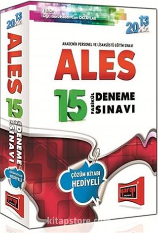 2013 ALES 15 Fasikül Deneme Sınavı