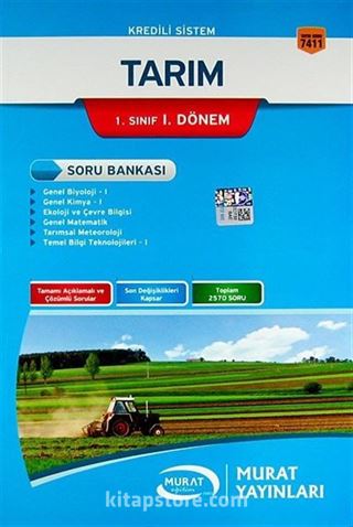 Kredili Sistem Tarım 1. Sınıf 1. Dönem Soru Bankası