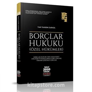 Borçlar Hukuku (Özel Hükümler)