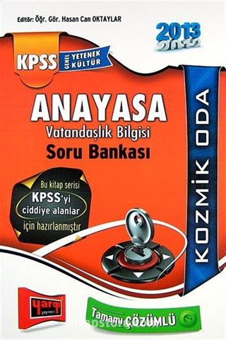 2013 KPSS Anayasa-Vatandaşlık Bilgisi Kozmik Oda Soru Bankası