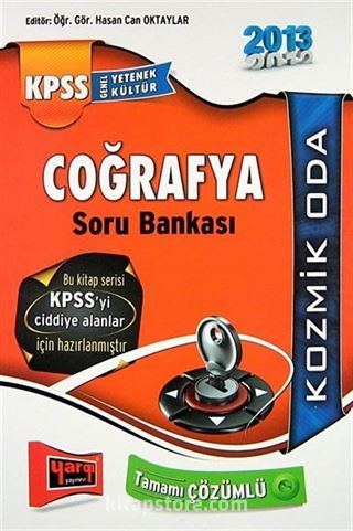 2013 KPSS Coğrafya Kozmik Oda Soru Bankası