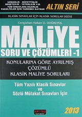 2013 Maliye Soru ve Çözümleri -1