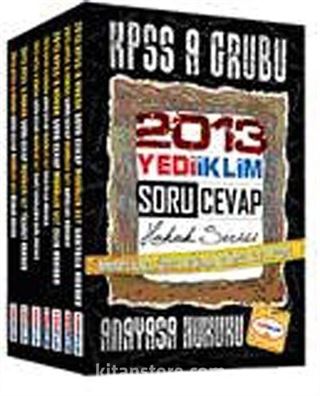 2013 KPSS A Grubu Soru Cevap Hukuk Serisi (7 Kitap)