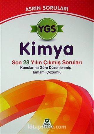 2013 YGS Kimya Asrın Soruları