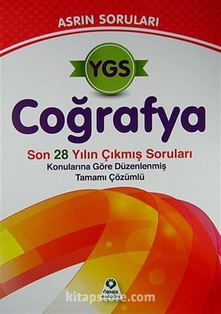 2013 YGS Coğrafya Asrın Soruları