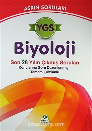 2013 YGS Biyoloji Asrın Soruları