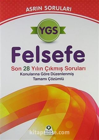 2013 YGS Felsefe Asrın Soruları