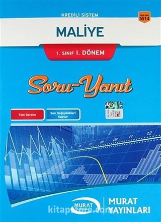 Kredili Sistem Maliye 1. Sınıf 1. Dönem Soru-Yanıt (Kod:5514)