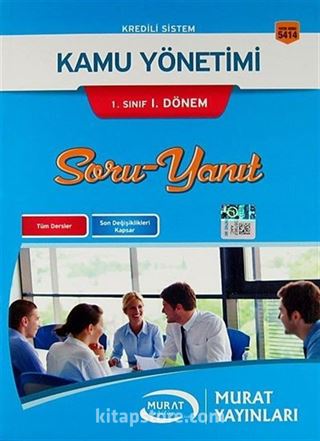 Kredili Sistem Kamu Yönetimi 1. Sınıf 1. Dönem Soru-Yanıt (Kod:5414)