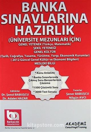 Banka Sınavlarına Hazırlık (Üniversite Mezunları İçin)