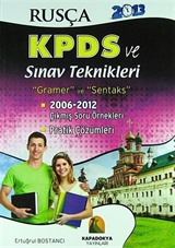 2013 Rusça KPDS ve Sınav Teknikleri