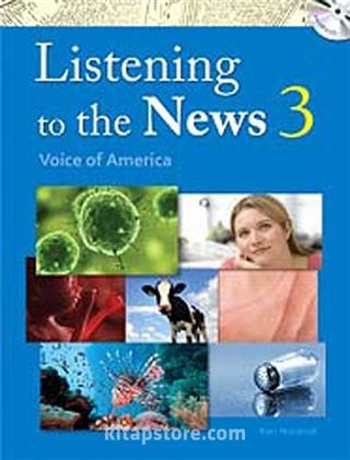 Listening to the News 3 with Dictation Book +MP3 CD