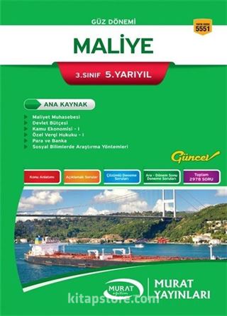 Maliye 3. Sınıf 5. Yarıyıl