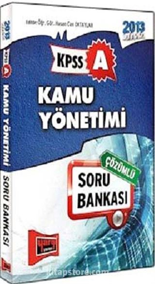 2013 KPSS A Kamu Yönetimi Soru Bankası