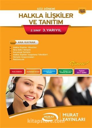 Halkla İlişkiler ve Tanıtım 2. Sınıf 3. Yarıyıl