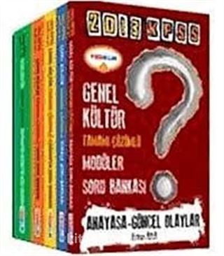 2013 KPSS Genel Yetenek Genel Kültür Soru Bankası Modüler Set (5 Kitap)