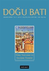 Doğu Batı Sayı:8 Ağustos-Eylül-Ekim 1999 (Üç Aylık Düşünce Dergisi)