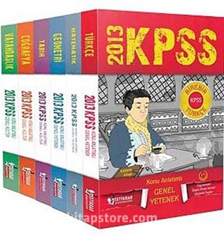 2013 KPSS Genel Yetenek - Genel Kültür Konu Anlatımlı Modüler Set 6 kitap