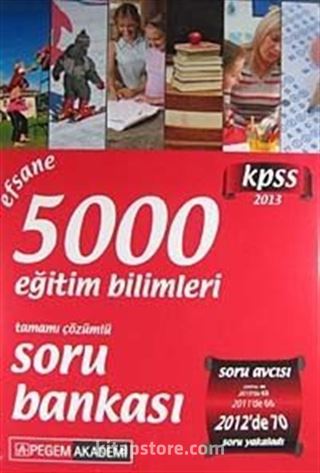 2013 KPSS Eğitim Bilimleri 5000 Soru Bankası