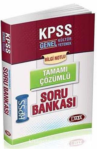 2013 KPSS Genel Kültür Genel Yetenek Tamamı Çözümlü Soru Bankası