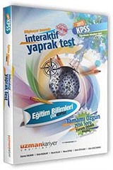 2013 KPSS Eğitim Bilimleri İnteraktif Yaprak Testleri (Çek Kopar)