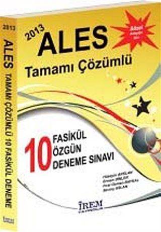 2013 ALES Sözel Tamamı Çözümlü 10 Fasikül Özgün Deneme Sınavı