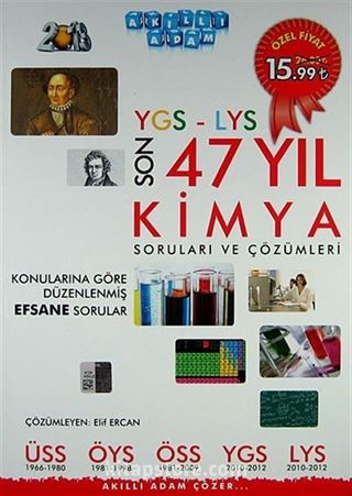 2013 YGS-LYS Son 47 Yıl Kimya Soruları ve Çözümleri