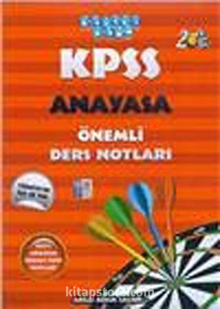 2013 KPSS Anayasa Önemli Ders Notları