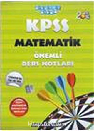 2013 KPSS Matematik Önemli Ders Notları