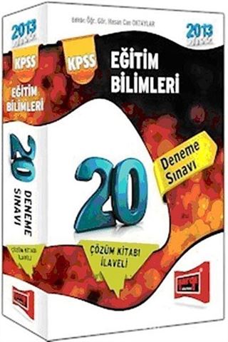 2013 KPSS Eğitim Bilimleri 20 Deneme Sınavı