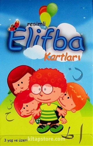 Resimli Elifba Kartları (Cep Boy)